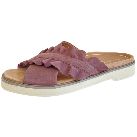 Vionic Azalea Mauve Suede Sandal Size 9 - Picture 1 of 11